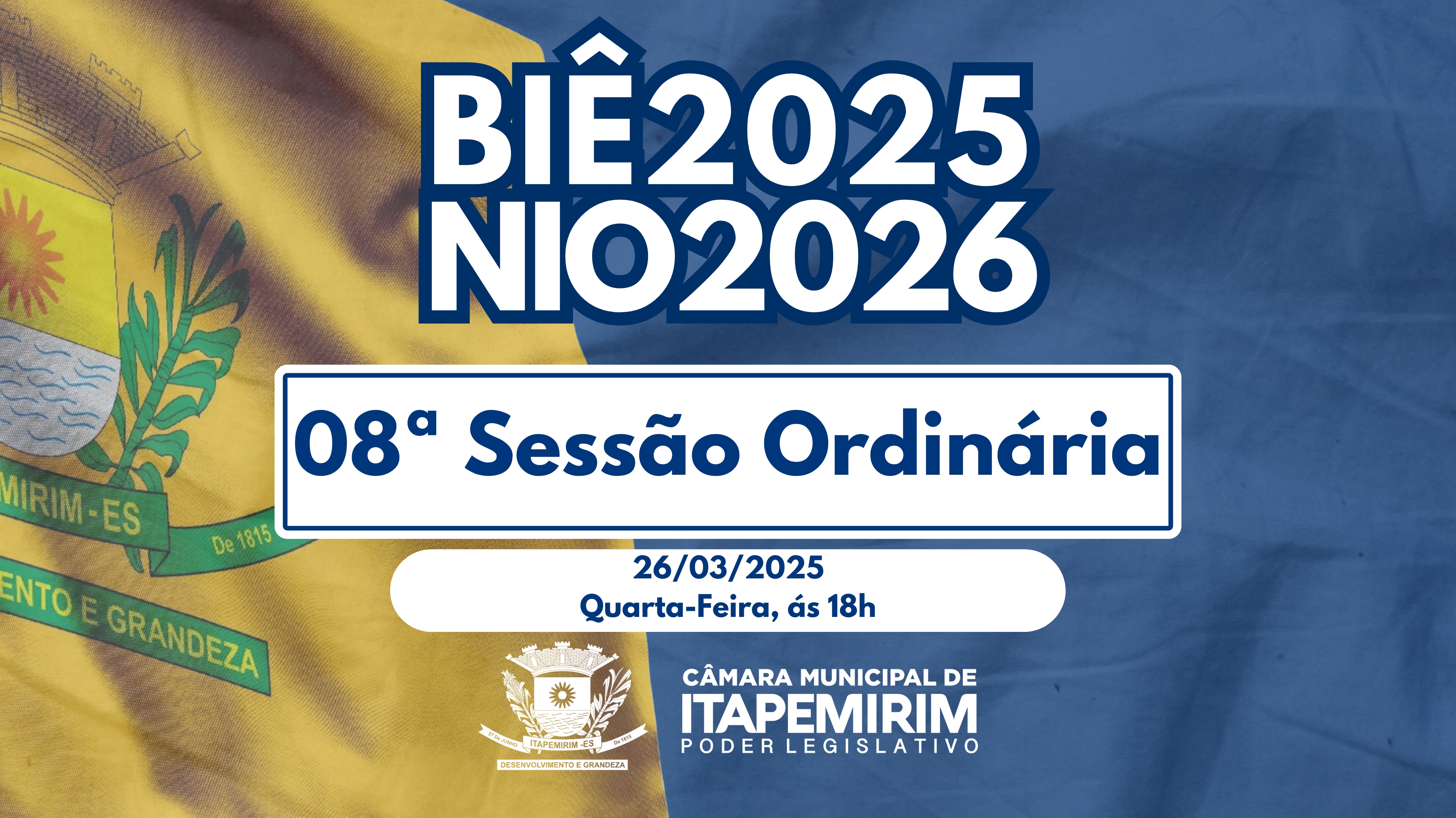  Pauta da 08ª Sessão Ordinária da CMI - 26 de março/2025